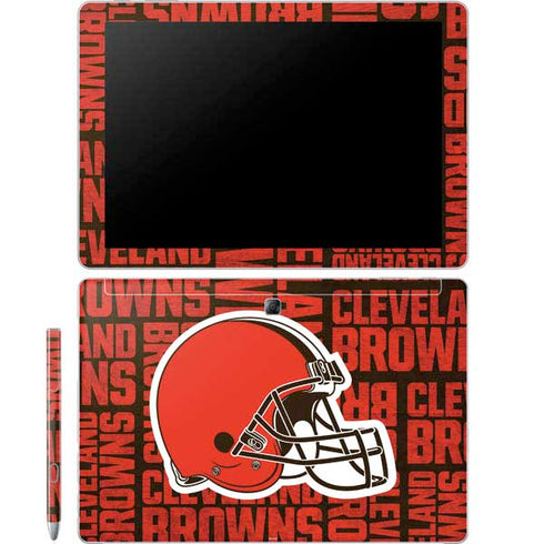 NFL Cleveland Browns - Blast Galaxy Book 12in Skin
